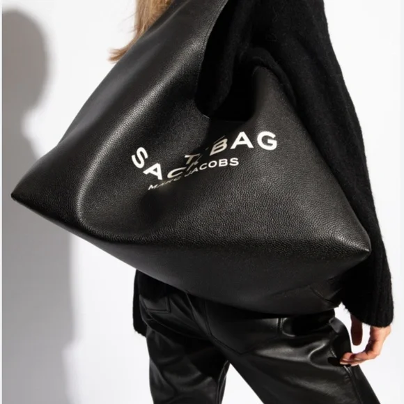 Marc Jacobs XL Sack Bag Black Leather - Picture 2 of 14